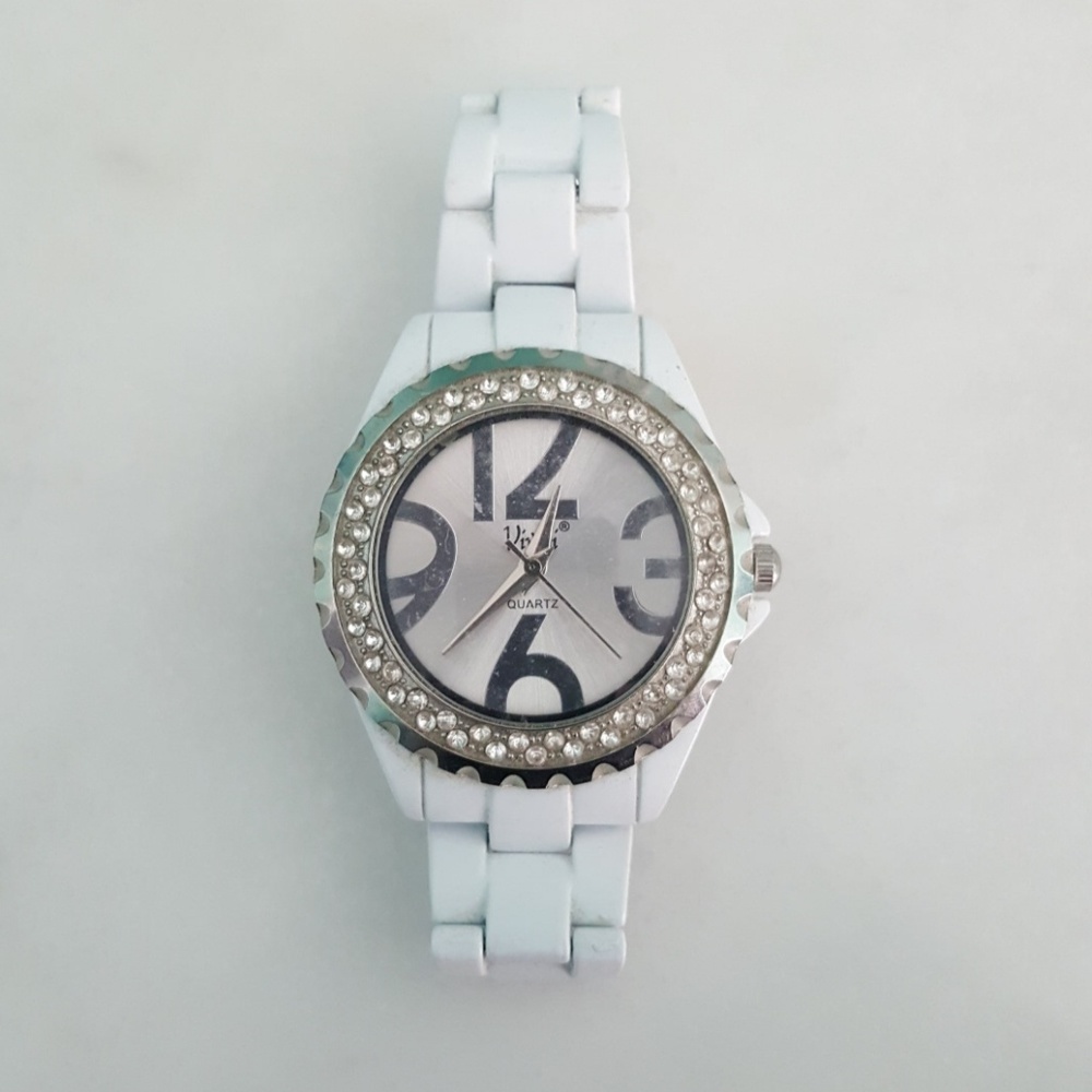 White Pave Watch